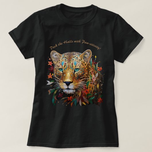 Een wild leuk kerst Collectie T-shirt (Design voorkant)