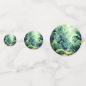 Een Wild One Safari Baby shower Afrikaans Oerwoud  Confetti (Achterkanten)