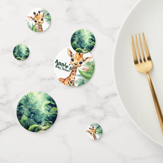 Een Wild One Safari Baby shower Afrikaans Oerwoud  Confetti (Groep)