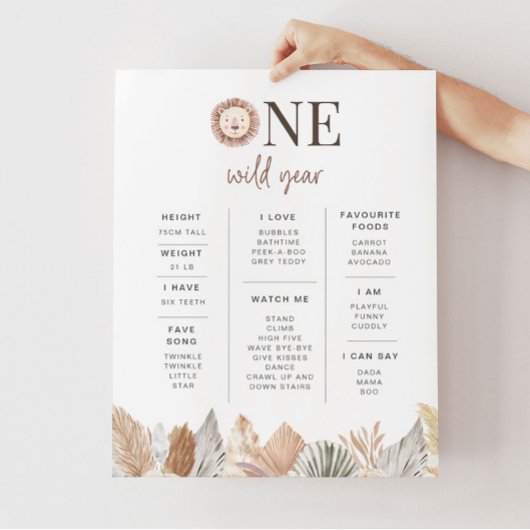 Eén Wild Year Lion Milestone Poster