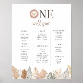 Eén Wild Year Lion Milestone Poster (Voorkant)