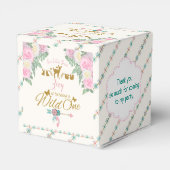 Een wilde 1 - Eerste verjaardag Bedankdoosjes (Achterkant)