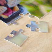 Een wilde Afrikaanse luipaard. Legpuzzel (Zijkant)