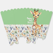 Een wilde een Baby shower popcorn Bedankdoosjes (Ongevouwen)