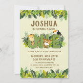 Een wilde | Eerste verjaardag Kaart (Voorkant)