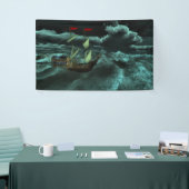 Een Wilde en Stormy Zee Banner (Beurs)