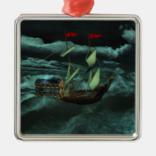 Een Wilde en Stormy Zee Ornament