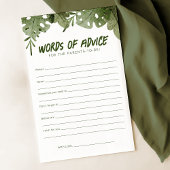 Een wilde is op weg naar Safari Baby Advice Kaart