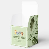 Een wilde is op weg naar Safari Baby shower Bedankdoosjes (Geopend)