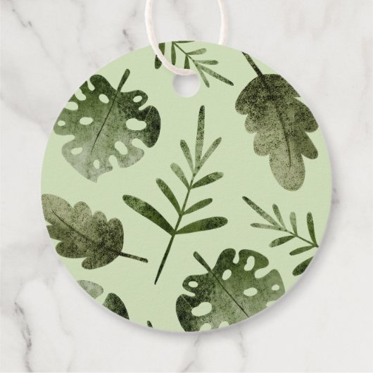 Een wilde is op weg naar Safari Baby shower Bedankjes Labels (Achterkant)