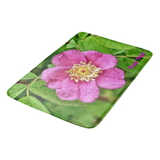 Eén wilde Roos Badmat (Gekanteld)