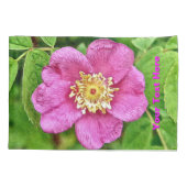 Eén wilde Roos Kussensloop (Achterkant)