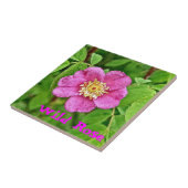 Eén wilde Roos Tegeltje (Zijkant)