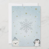 Een wilde winter wonderland verjaardag kaart (Achterkant)