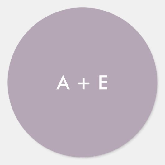 Een Wildflower bruiloft Ronde Sticker (Voorkant)