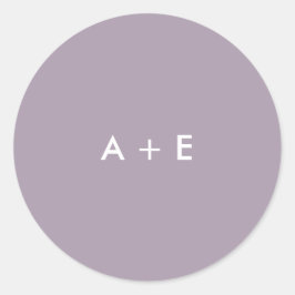 Een Wildflower bruiloft Ronde Sticker