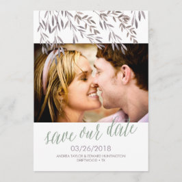 Een Wildflower bruiloft Save the Date