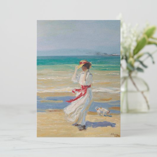 Een winderige dag | Sir John Lavery (Staand voorkant)