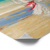 Een winderige dag | Sir John Lavery Poster (Hoek)