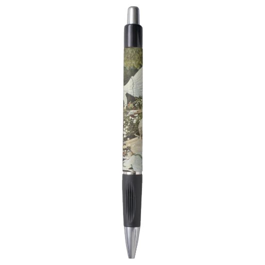 Een windmolen bij Zaandam Claude Monet Table Lam Pen (Voorkant Verticaal)