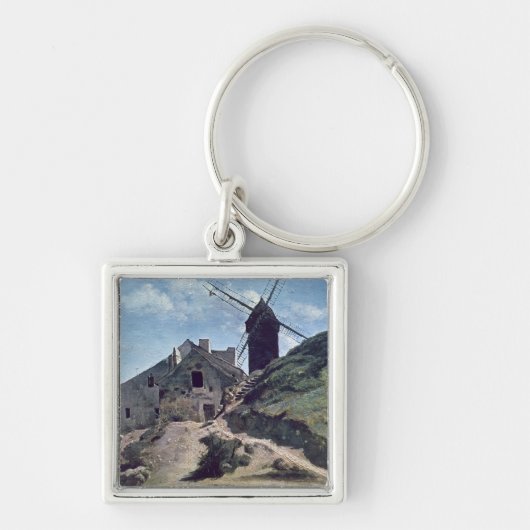 Een windmolen in Montmartre, 1840-45 Sleutelhanger (Voorkant)
