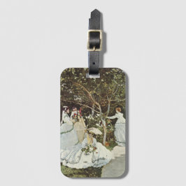 Een windmolen in Zaandam Claude Monet Bagagelabel