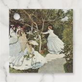 Een windmolen in Zaandam Claude Monet Bedankjes Labels (Voorkant)