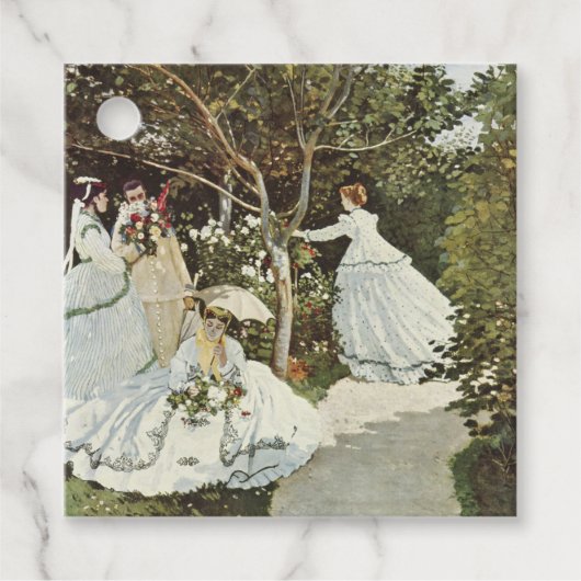 Een windmolen in Zaandam Claude Monet Bedankjes Labels (Voorkant)