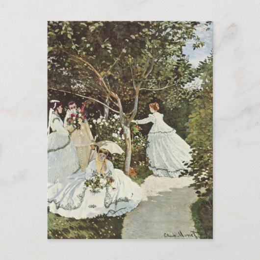 Een windmolen in Zaandam Claude Monet Briefkaart (Voorkant)