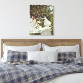 Een windmolen in Zaandam Claude Monet Canvas Afdruk (Insitu (Slaapkamer))