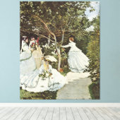 Een windmolen in Zaandam Claude Monet Canvas Afdruk (Insitu (Houten vloer))