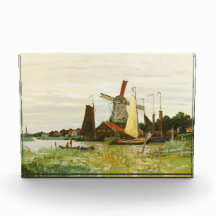 Een windmolen in Zaandam Claude Monet Fotoblokken