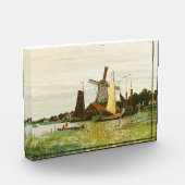 Een windmolen in Zaandam Claude Monet Fotoblokken (Links)