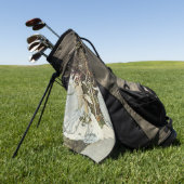 Een windmolen in Zaandam Claude Monet Golfhanddoek (Groen)