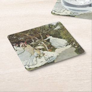 Een windmolen in Zaandam Claude Monet Kartonnen Onderzetters