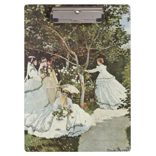 Een windmolen in Zaandam Claude Monet Klembord (Voorkant)