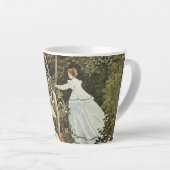 Een windmolen in Zaandam Claude Monet Latte Mok (Rechterhoek)