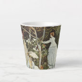 Een windmolen in Zaandam Claude Monet Latte Mok (Voorkant)