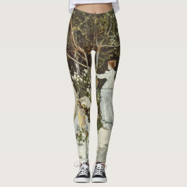 Een windmolen in Zaandam Claude Monet Leggings