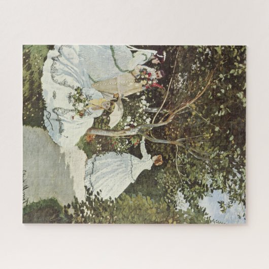 Een windmolen in Zaandam Claude Monet Legpuzzel (Horizontaal)