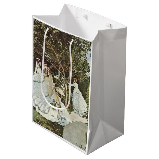 Een windmolen in Zaandam Claude Monet Medium Cadeauzakje (Voorkant Gekanteld)