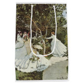 Een windmolen in Zaandam Claude Monet Medium Cadeauzakje (Achterkant)