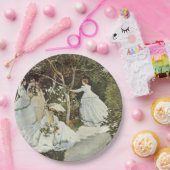 Een windmolen in Zaandam Claude Monet Papieren Bordje (Feest)