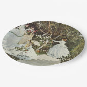 Een windmolen in Zaandam Claude Monet Papieren Bordje (Gekanteld)