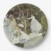 Een windmolen in Zaandam Claude Monet Papieren Bordje (Voorkant)