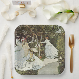 Een windmolen in Zaandam Claude Monet Papieren Bordje