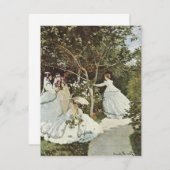 Een windmolen in Zaandam Claude Monet RSVP Kaartje (Voorkant / Achterkant)