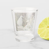 Een windmolen in Zaandam Claude Monet Shot Glas (Achterkant)