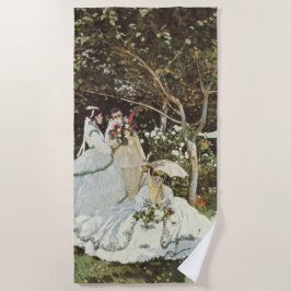 Een windmolen in Zaandam Claude Monet Strandlaken