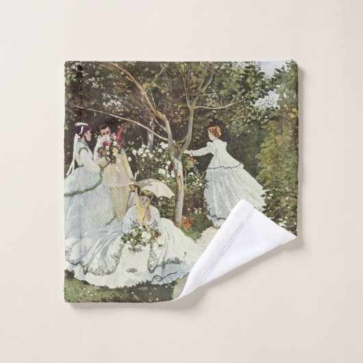 Een windmolen in Zaandam Claude Monet Washandje (Wasdoekje)